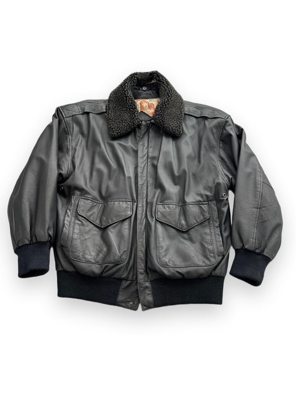 Pelle Pelle brown leather bomber jacket
Women small